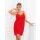 Sexy plus size nightdress - Sylvia red plus size