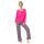 Women's checkered cotton pajamas - Sleep long fuchsia
