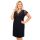 Czarna koszula nocna z wiskozy - Sonia plus size czarna