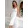 Long women`s nightdress - Jasmine long ecru
