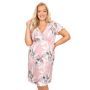 Koszula nocna plus size różowa - Evita plus size - 3