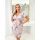 Koszula nocna plus size różowa - Evita plus size
