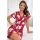 Burgundy Floral Nightdress - Brigitte