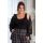 109 czarny plus size podkoszulek