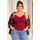 106 bordowy plus size podkoszulek