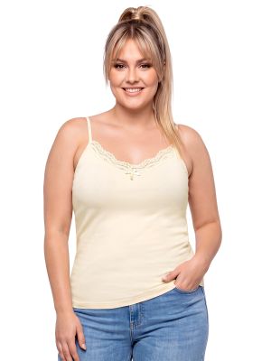 106 kremowy plus size podkoszulek