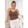 106 brązowy plus size podkoszulek - 2