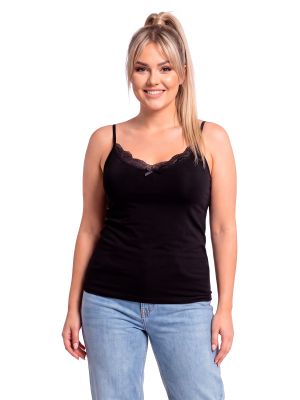106 czarny plus size podkoszulek