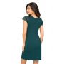 Elegancka koszula nocna z koronką - Melania zielona - 3