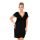 Black plus size nightdress with lace - Hana
